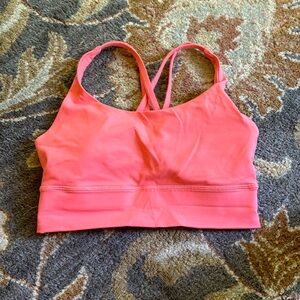 Pink Lululemon size 4 sports bra.